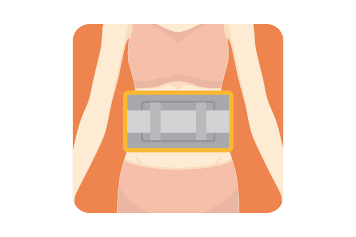 使用例:お腹を温めて冷え退治