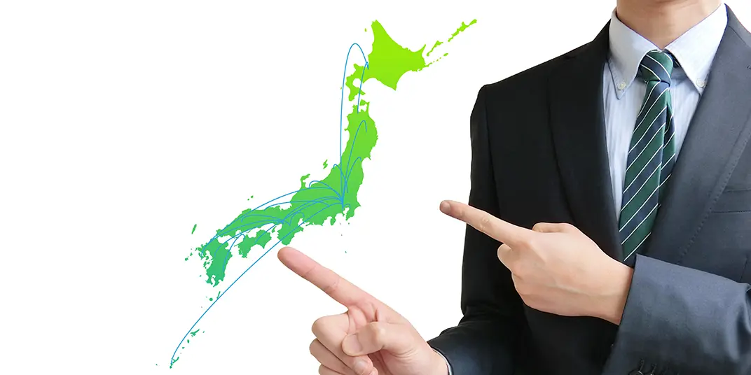 イメージ画像：全国どこでもレンタルすることができます