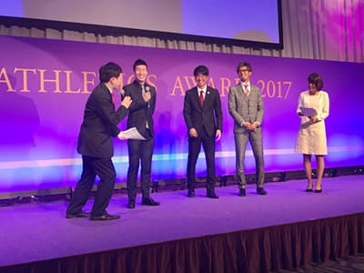 日本陸上競技連盟主催 アスレティックス・アワード2017 表彰式